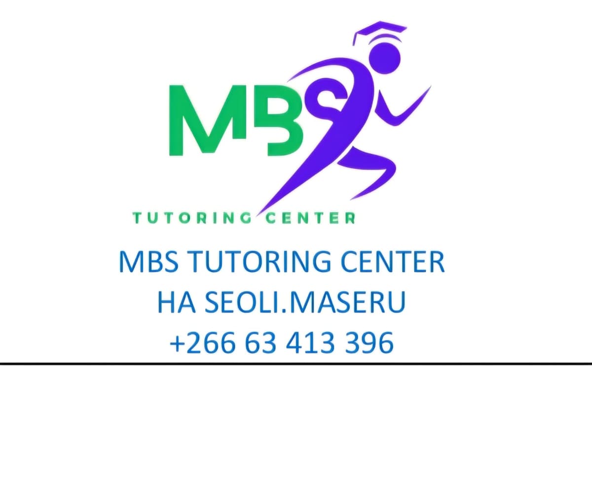 MBS Tutoring Center work 12